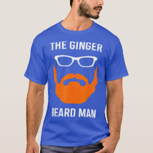 Mens Ginger Beard Man Funny Redhead Irish Bearded T-Shirt