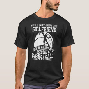 Mens Girlfriend Is My Favourite Basketball Player  T-Shirt