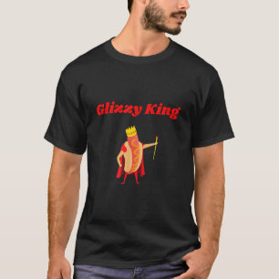 Mens Glizzy king hot dog  T-Shirt