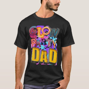 Mens Glow Party Clothing Glow Party Dad Retro 80S T-Shirt