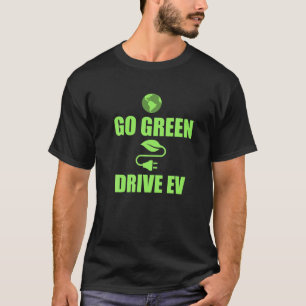 Mens GO GREEN - DRIVE EV T-Shirt