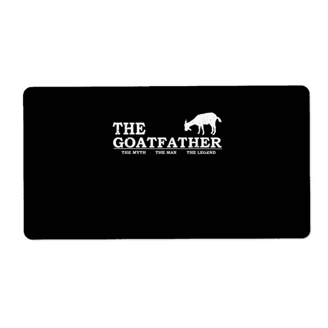 Mens Goat Far Pet Lover Fars Day (Front)