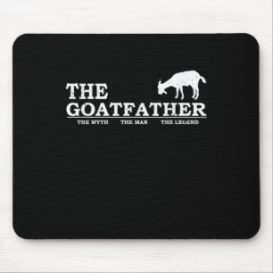 Mens Goat Far Pet Lover Fars Day Mouse Pad