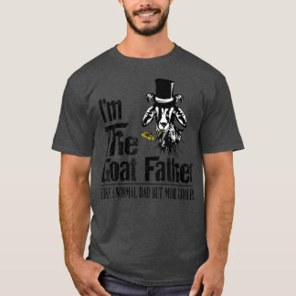 Men's Goat Farmer Goat Father Dad Farm Animal Funn T-Shirt