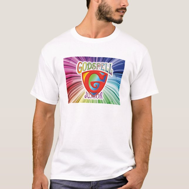 Men's "Godspell Jr." Fancy Logo T-shirt (Front)