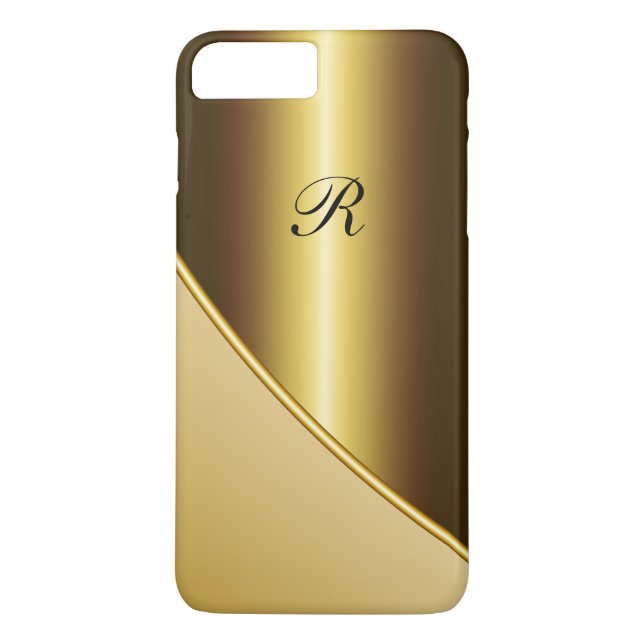 Men's Gold Business Case-Mate iPhone Case (Back)