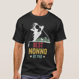 Mens Golf Best Nonno By Par Grandpa Golfer Father' T-Shirt
