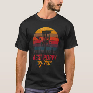 Mens Golf Best Poppy By Par Grandpa Golfer Father' T-Shirt