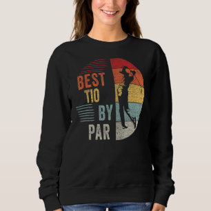 Mens Golf Best Tio By Par Daddy Golfer Father's Da Sweatshirt