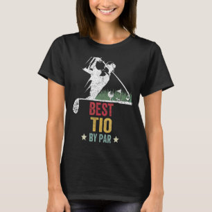 Mens Golf Best Tio By Par Daddy Golfer Father's Da T-Shirt