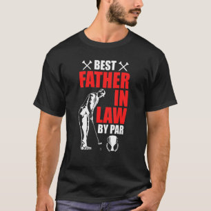 Mens Golfer Father In Law Best By Par Golf T-Shirt