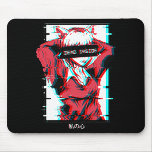 Mens Government Agencyd Inside Anime Girl Japanese Mouse Pad