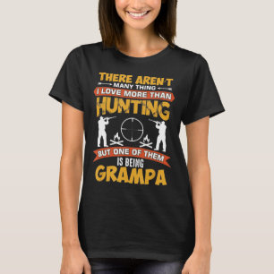Mens Grampa Grandpa Hunting Hunter T-Shirt