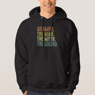 Mens Gramps Men Fathers Day Gramps Man Myth Legen Hoodie