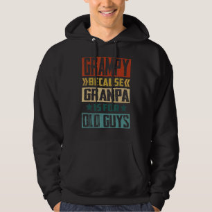 Mens Grampy Because Grandpa Is For Old Guys Fathe Hoodie