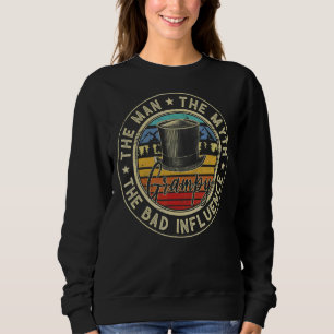 Mens Grampy The Man The Myth The Legend For Fathe Sweatshirt