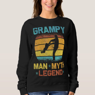 Mens Grampy The Man The Myth The Legend For Fathe Sweatshirt