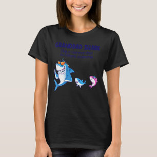 Mens Granddad Shark Like A Normal Shark But More A T-Shirt