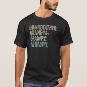 Mens Grandfather Grandpa Grampy Grumpy Fathers Da T-Shirt