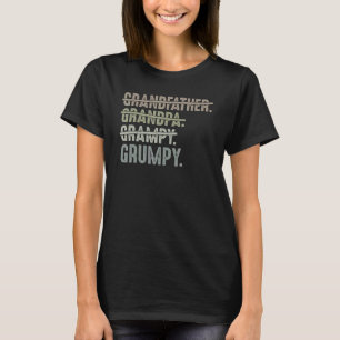 Mens Grandfather Grandpa Grampy Grumpy  Fathers Da T-Shirt