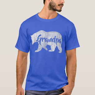 Men's Grandpa Bear  Awesome Camping Gramps Tee 