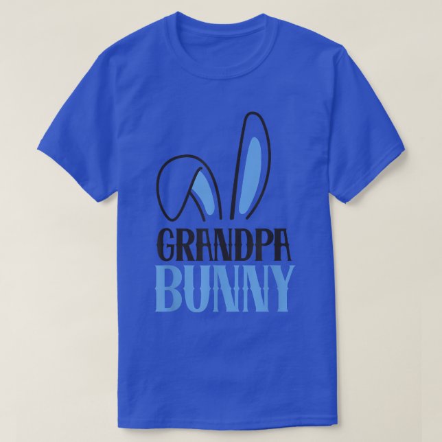 Mens Grandpa Bunny Costume Funny Family Matching E T-Shirt (Design Front)