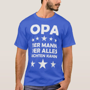 Mens Grandpa can repair everything funny grandfath T-Shirt