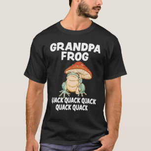 Mens Grandpa Frog Animal Pun Love Amphibian Toad F T-Shirt