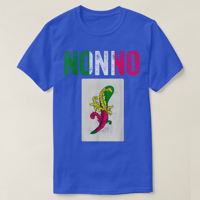 Mens Grandpa Italian Nonno Scopa Game ScopaCards  T-Shirt (Design Front)