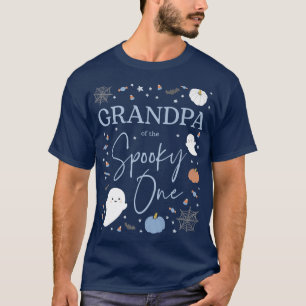 Mens Grandpa of the Spooky One First Birthday Boy T-Shirt