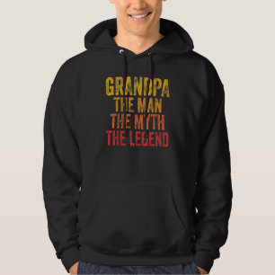 Mens Grandpa The Man The Myth The Legend Fathers D Hoodie