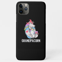 Mens Grandpacorn Unicorn Grandpa And Grandson