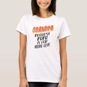 Mens Grandpas Idea For Proud Grandpa Grandad Retro T-Shirt