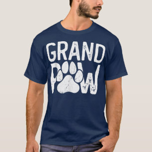 Mens Grandpaw  Dog Grandpa Father's Day Family Gra T-Shirt