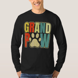 Mens Grandpaw Fur Grandpa Dog Father's Day 1 T-Shirt