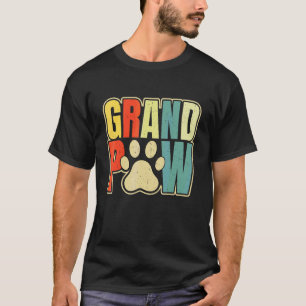 Mens Grandpaw Fur Grandpa Dog Father's Day 1 T-Shirt