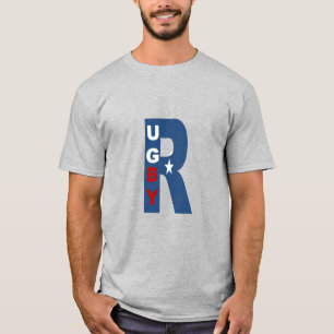 Men's gray shirt RUGBY USA