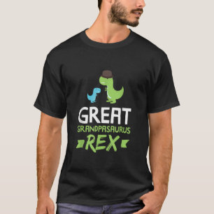 Mens Great Grandpasaurus Rex Grandpa Saurus Dino D T-Shirt