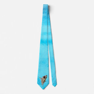 Mens Great White Shark Tie
