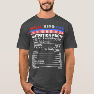 Mens Grill King Dad BBQ Soul Food Family Reunion T-Shirt