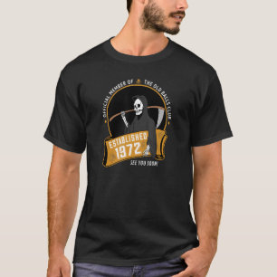 Mens Grim Reaper 50th Birthday Over The Hill Old T-Shirt