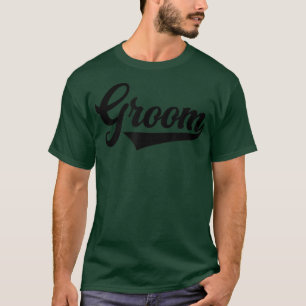 Mens Groom, Funny Bachelor Party Wedding Men Famil T-Shirt