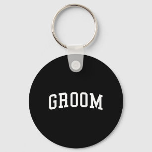 Mens Groom Matching Bride Wedding Bachelor Party Key Ring