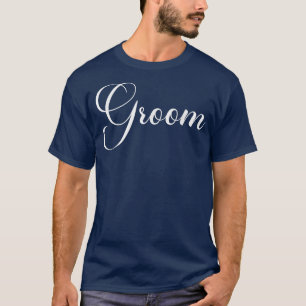 Mens Groom Matching Wedding Party Bachelor Party T-Shirt