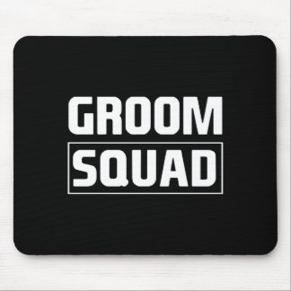 Mens groom squad groomsmen team group bachelor mouse pad