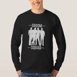 Mens Groom Squad Groomsmen Team Group Party 2 T-Shirt