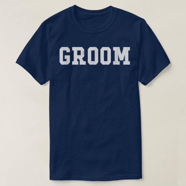 Mens Groom  T-Shirt (Design Front)