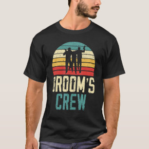 Mens Grooms' Crew Groom Squad Stag Night Bachelor  T-Shirt