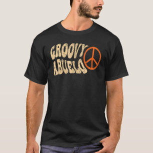 Mens Groovy Abuelo 70s Aesthetic Nostalgia 1970's T-Shirt