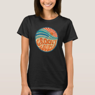 Mens Groovy Abuelo 70s Aesthetic Nostalgia 1970's  T-Shirt